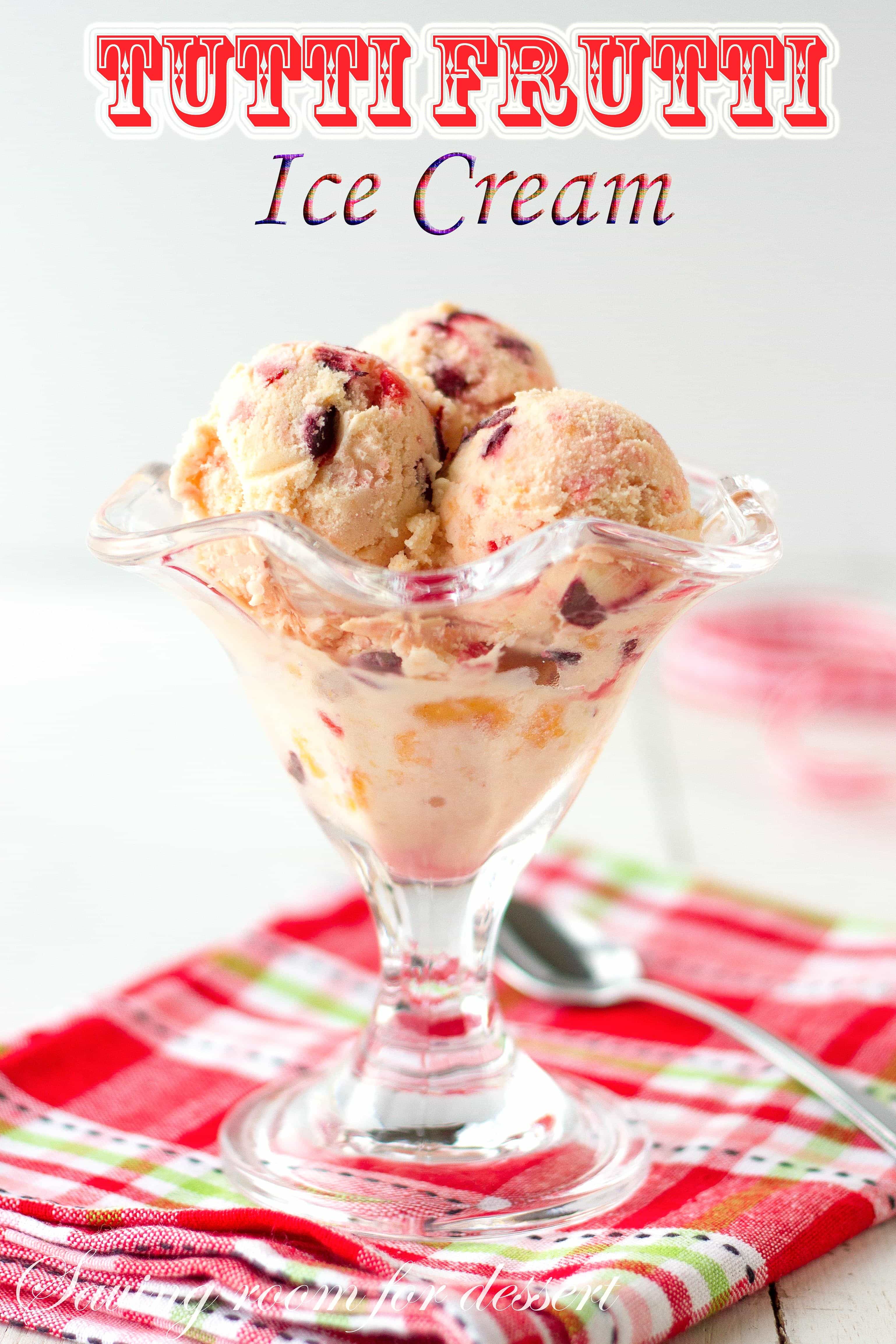 Totifrutti ice cream (1 Scoop)